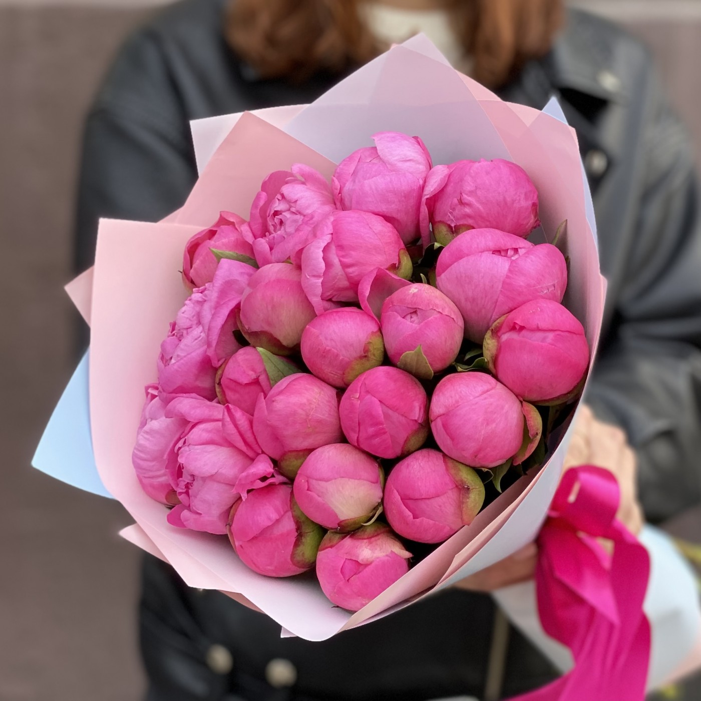 21 розовый пион Флеминг